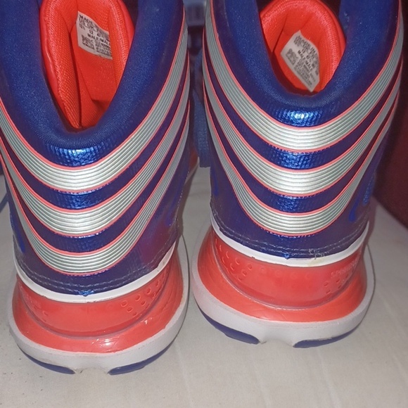 Mens Adidas sneakers, blue & orange main image 7